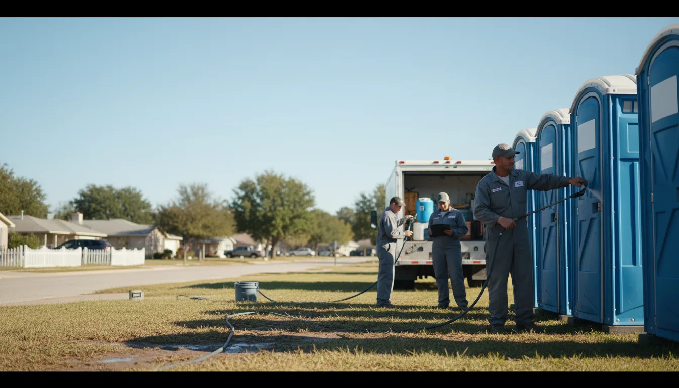 Long-Term Portable Toilet Rental in Gibsonville, NC near me